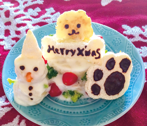 グルテンフリーでクリスマスケーキ